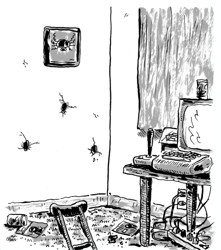 Lcb 27 back endpaper crutch holes